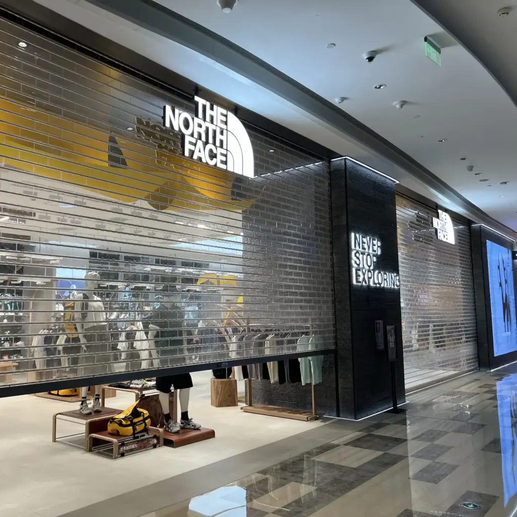 Crystal and Transparent Rolling Doors for Storefront Security